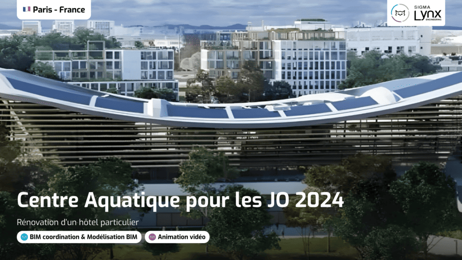 projet du centre aquatique pour les JO 2024